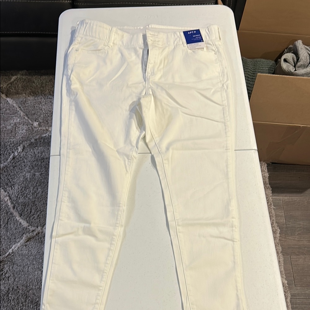 Apt. 9 Women's Skinny Pants - Cream